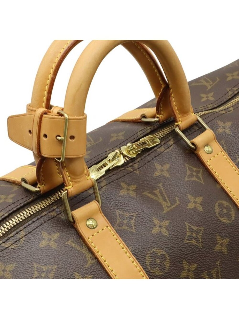 Louis Vuitton Monogram Keepall 55 Boston Bag Travel Purse - Picture 5 of 8